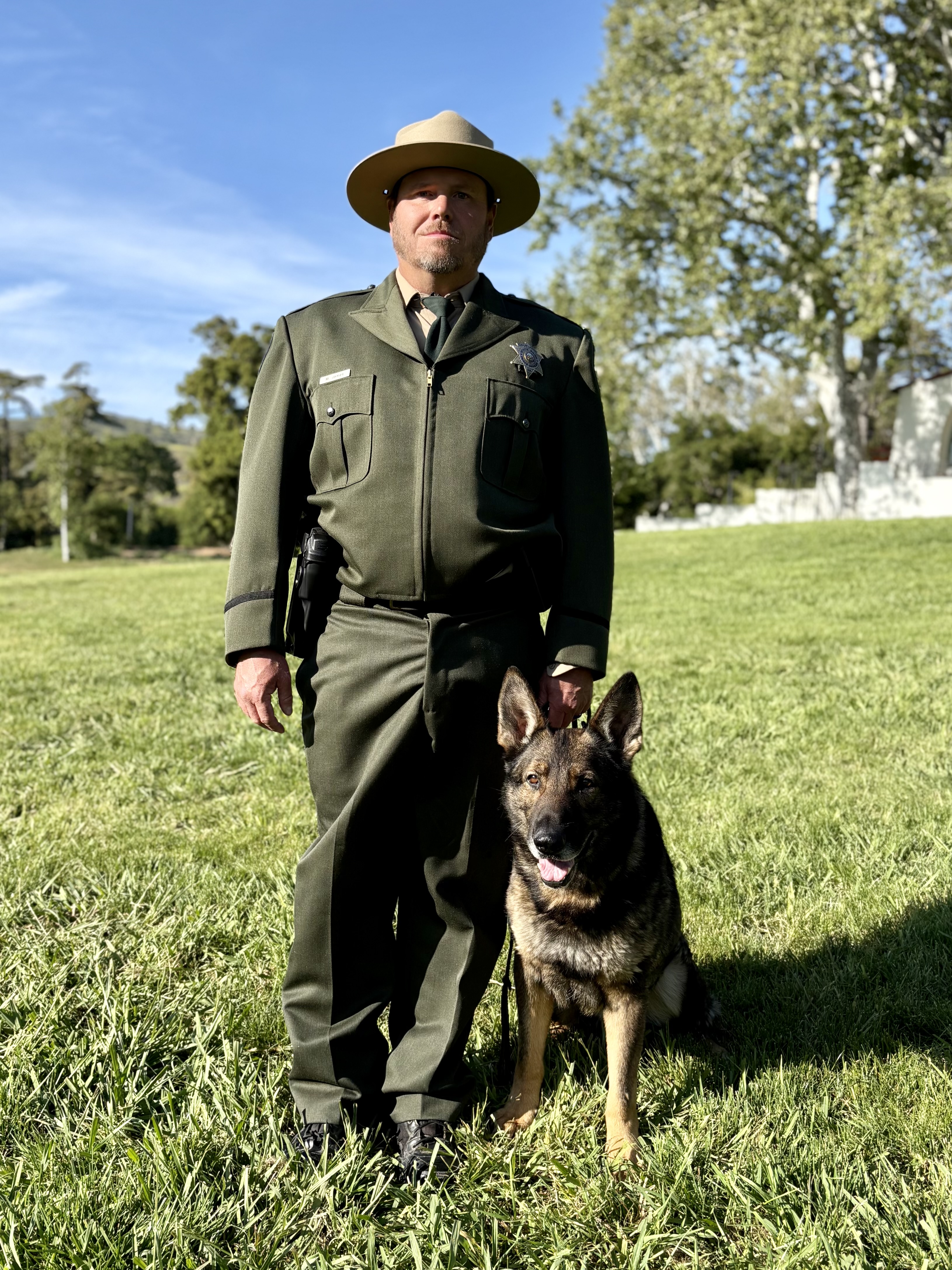 K-9 Yukon and Handler Mark James